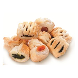 SALATINI 6 GUSTI ASSORTITI (OLIVE, FUNGHI, PROSCIUTTO, PEPERONI, SPINACI, WURSTEL) GR 550X6 BAKER&B