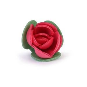 Rosa Cialda Rossa C/foglie Pz 180 Modecor