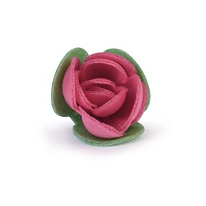 Rosa Cialda Fucsia C/foglie Pz 180 Modecor