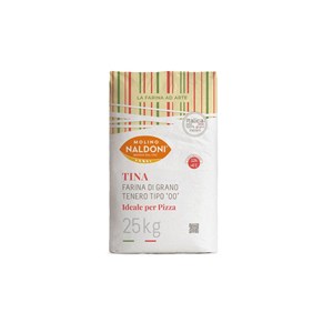 Farina 00 Tina Italica Pizza Kg 25 Naldoni