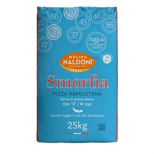 Farina 0 Smorfia Italica Pizza Kg 25 Naldoni