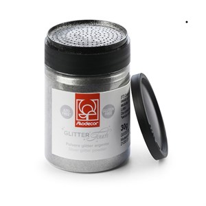 GLITTER POLVERE ARGENTO GR 30 MODECOR