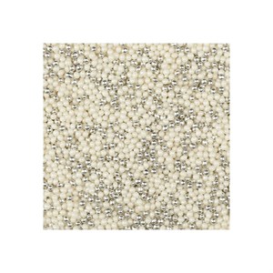 MINI PERLE ARGENTO/BIANCHE GR 100 MODECOR